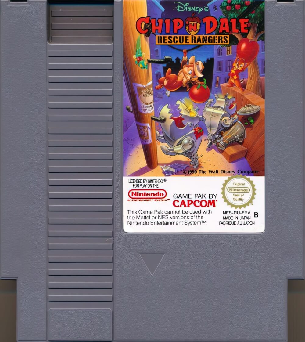 Лицензионный картридж Chip and Dale Rescue Rangers для NES